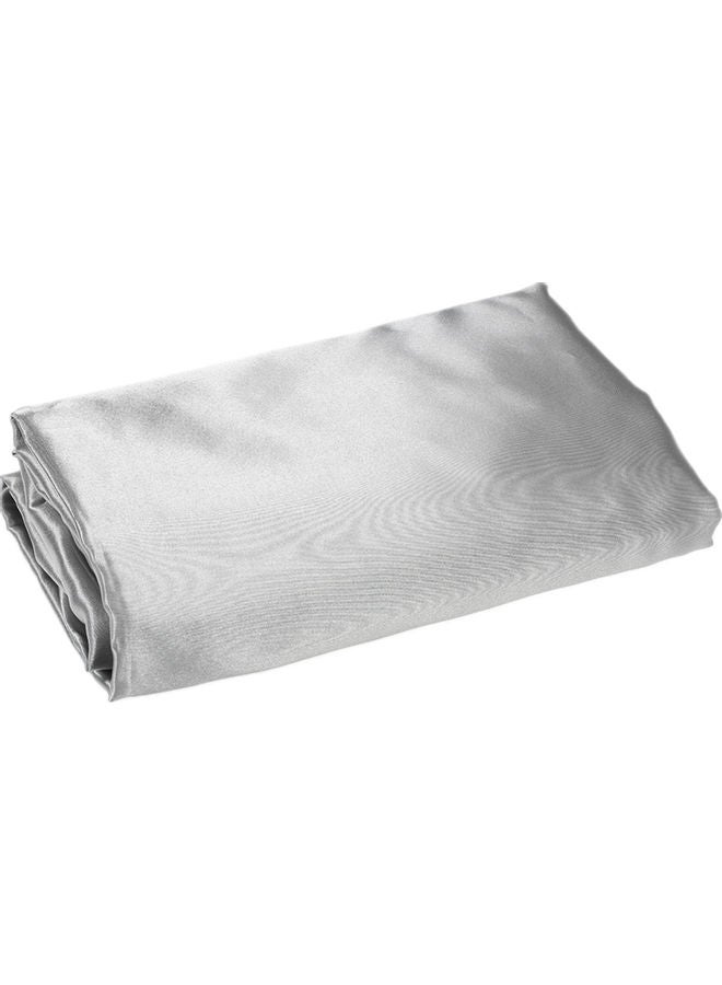 NIBEMINENT Well-made Soft Silk Fitted Sheet Cover Polyester Grey 37.00 x 3.00 28.00cm - Image 4