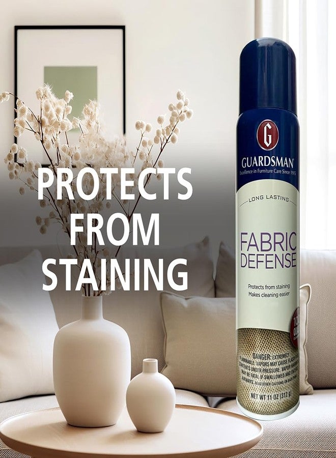 Guardsman Fabric Defense & Upholstery Water Repellent Spray, Protector & Stain Prevention for Microfiber, Rugs, Carpeting, Fabric Furniture, Apparel, and Shoes, Unscented, 11 oz - Image 2