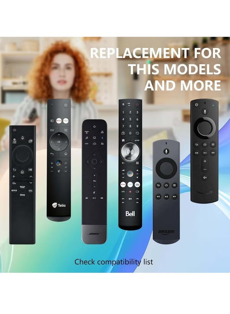 Original Voice Remote Control Solar Charging BN59-01385A for Samsung Smart TVs 2021 2022 2023 Also Bn59-01385B Full Function Replacement with battery - Image 2