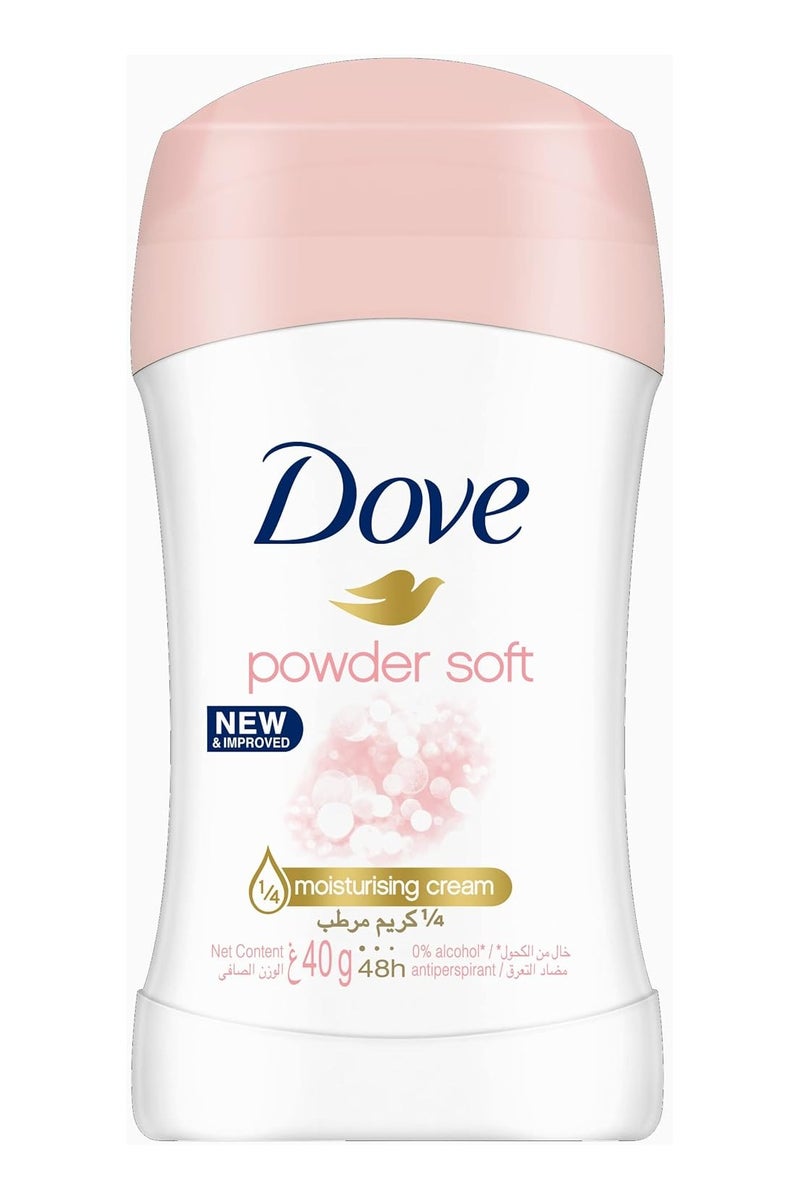 Dove Alcohol-free Deodorant and Antiperspirant for Women with a Soft Powder Scent for 48-Hour frFeshness and Protection - Image 1