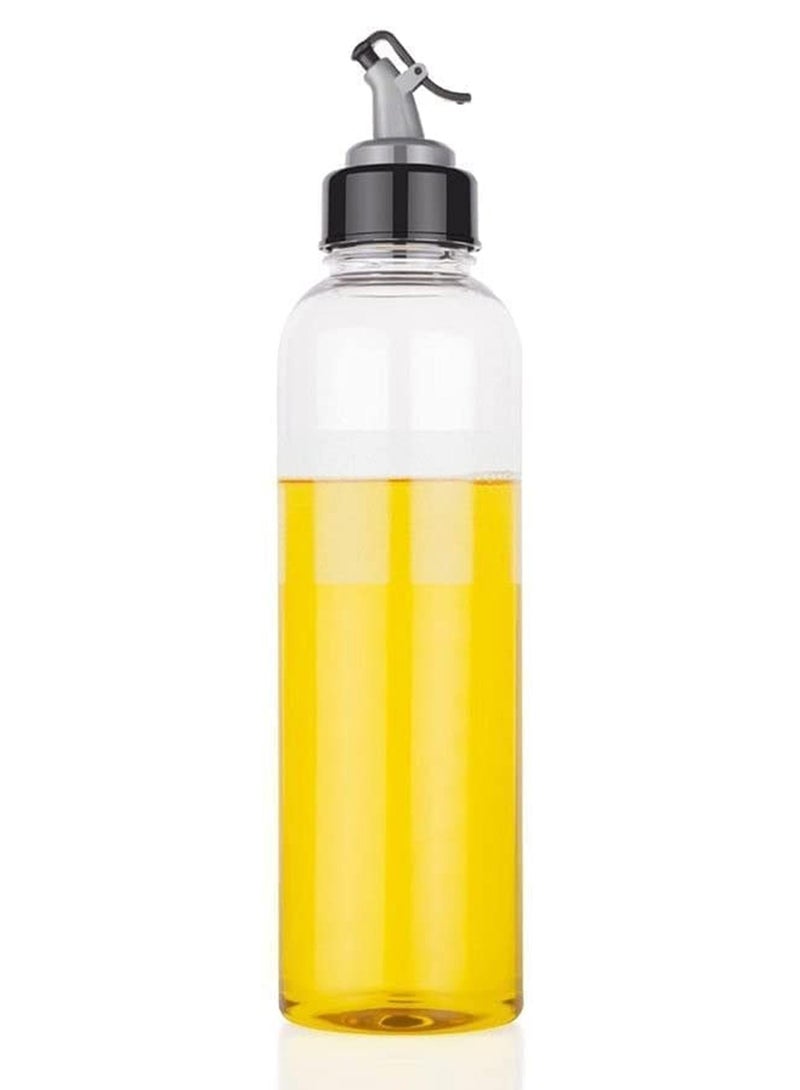 Clazkit Plastic Oil Dispenser 1 Litre Cooking Oil Dispenser Bottle Oil Container,Transparent - Image 1