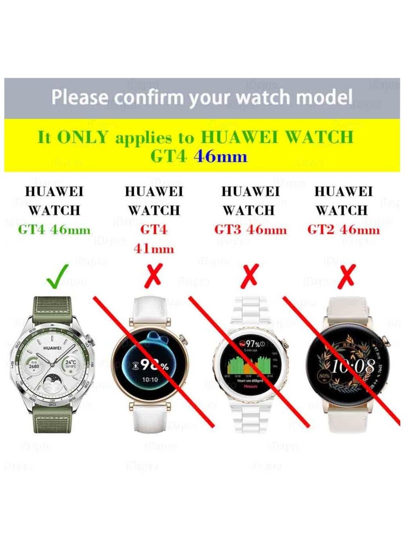Stainless Steel BandCompatible with Huawei Watch GT4 46mm Replacement Wristband Metal Watch Band for Huawei Gt4 Watch Strap 22mm (Silver) - Image 2