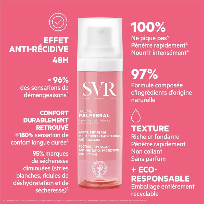SVR بلسم SVR PALPEBRAL 30 مل - عناية مهدئة ومرطبة للعيون - Image 5