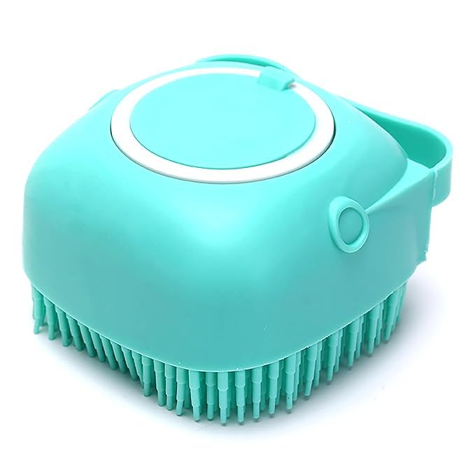 AZLVERA Silicone Brush With Shower Gel Dispenser, Mud & Dirt_Removal With Soft Silicone Bristle With Non-Toxic Bath Brushes Pack Of 1 - Image 1