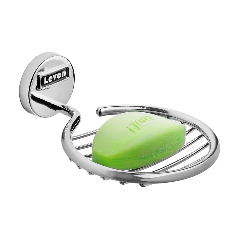 Levon Stainless Steel Rondo Soap Dish for Bathroom