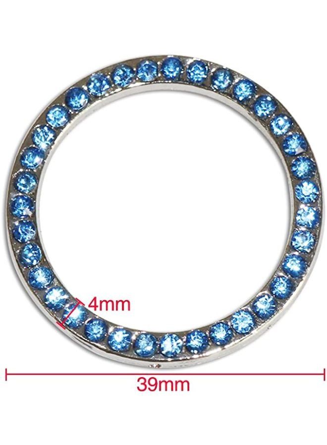 Generic Engine Start Stop Button Cover Decoration Ring Car Engine Start Button Accessories Interior  - Image 2