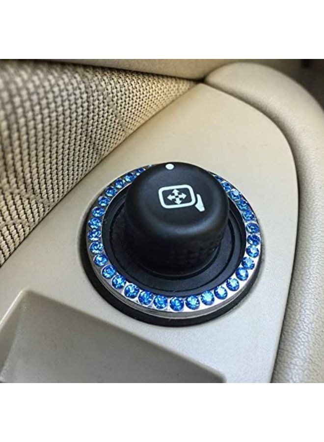 Generic Engine Start Stop Button Cover Decoration Ring Car Engine Start Button Accessories Interior  - Image 4