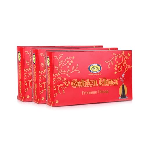 CYCLE Golden Flora Wet Dhoop - Bamboo-Less Soft Incense for Dense Diffusion & Enchanting Fragrance | Ideal for Festive Gatherings, Havan & Outdoor Use - Image 1