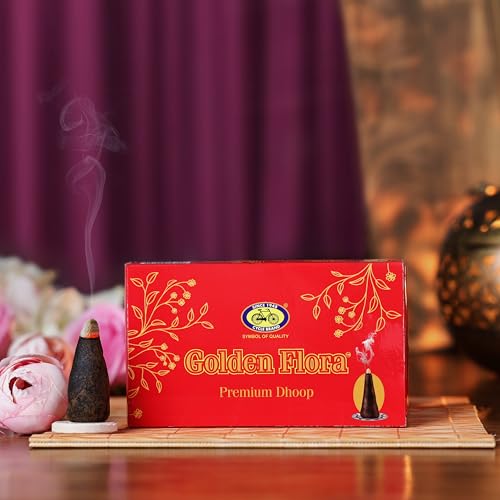 CYCLE Golden Flora Wet Dhoop - Bamboo-Less Soft Incense for Dense Diffusion & Enchanting Fragrance | Ideal for Festive Gatherings, Havan & Outdoor Use - Image 2