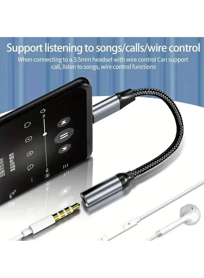 محول صوتي من 3.5 مم إلى USB C و Lightning لأجهزة آيفون وسامسونج وهواوي وشاومي من النوع C - Image 5