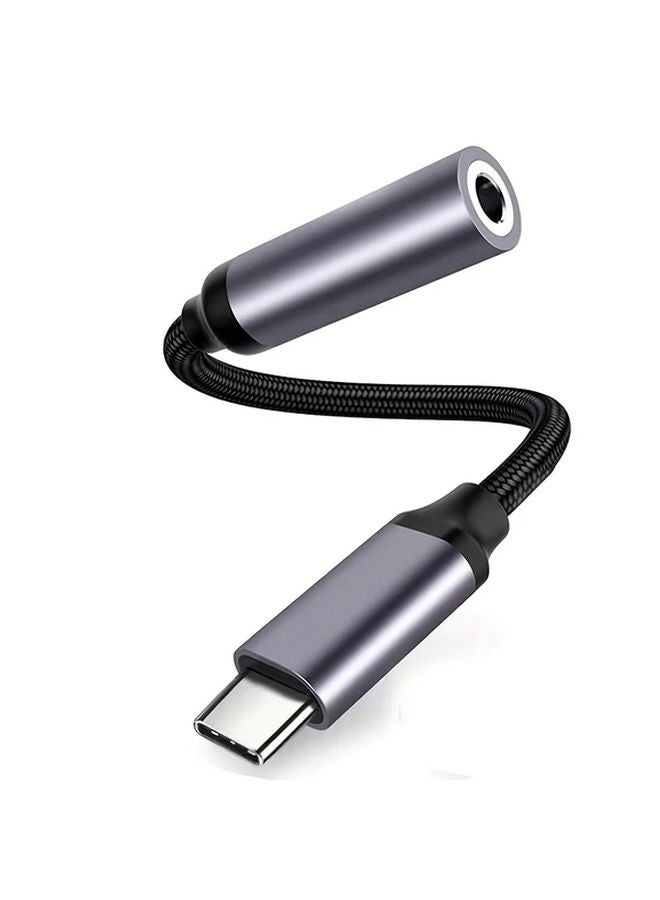محول صوتي من 3.5 مم إلى USB C و Lightning لأجهزة آيفون وسامسونج وهواوي وشاومي من النوع C - Image 1