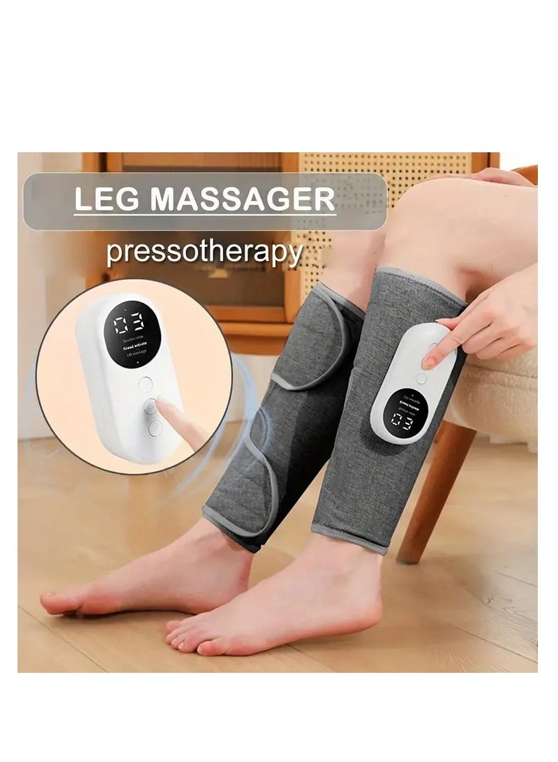 Generic Electric leg massager, suitable for rechargeable pneumatic massage of thighs and calves, automatic kneading/3 modes and 2 intensities  - Image 2