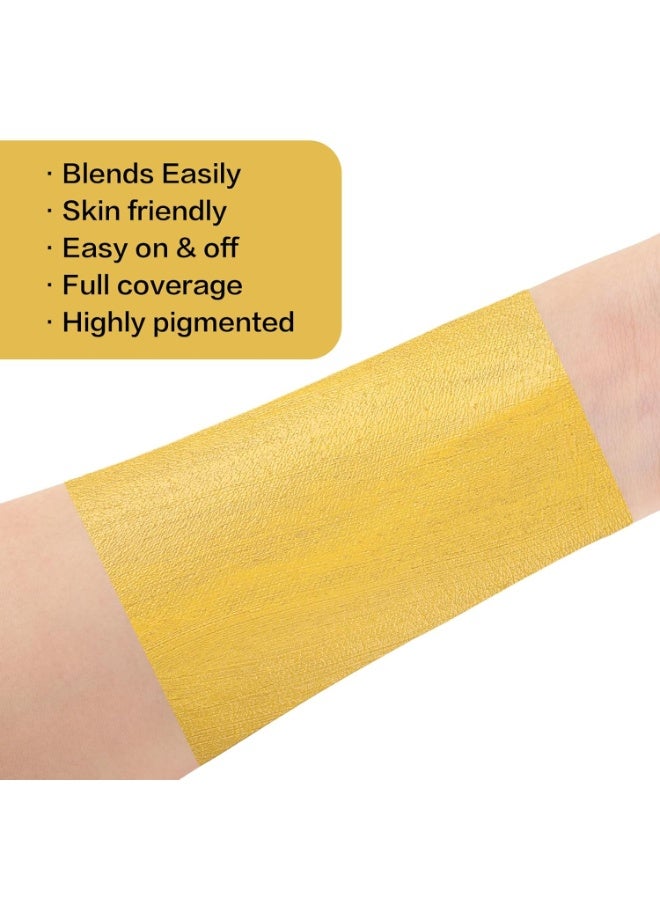 BOBISUKA BOBISUKA Yellow Face Paint, Professional SFX Body Paint, High Pigmented Face Painting Kit for Halloween Cosplay, Costume, Parties,Stage, Theater, Special Effect Makeup（2.1 Fl.oz） - Image 2