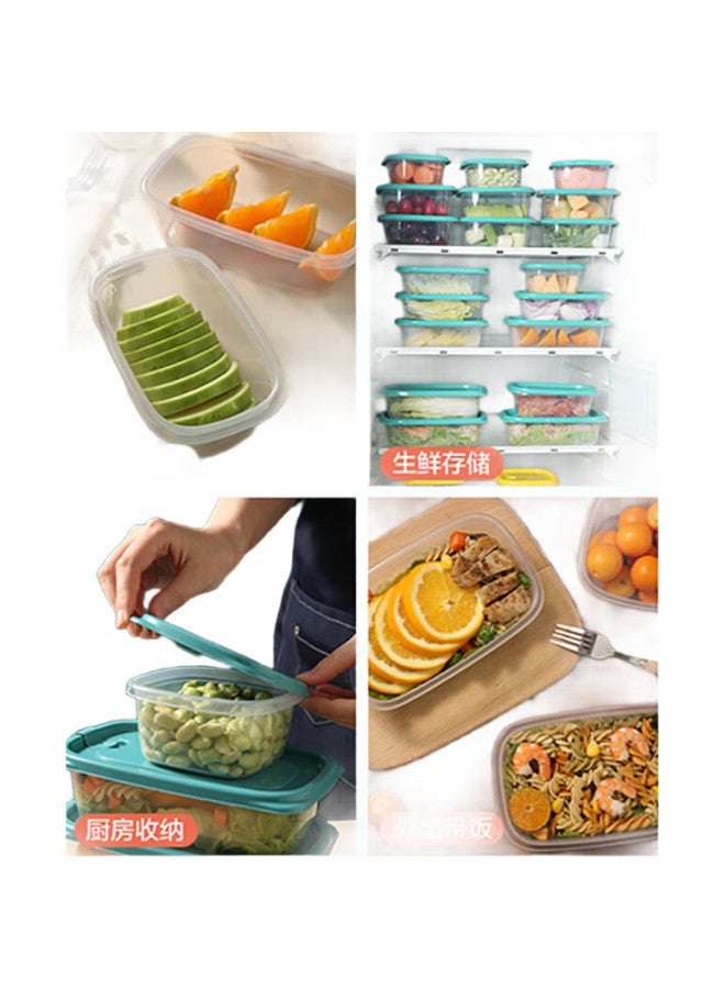 Chahua Refrigerator Storage Containers, Travel Picnic Boxes, Lunch Boxes, Bento Boxes, Fruit Containers, Food Storage Containers, 6-Piece Set - Image 3