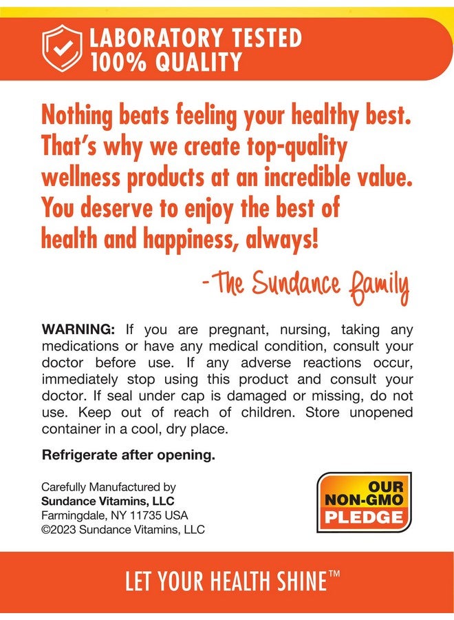 Sundance Probiotic Acidophilus | 500 Million Active Cultures | 60 Quick Release Capsules | Non-GMO, Gluten Free Supplement - Image 5