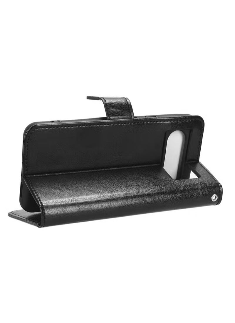 X-level Google Pixel 8 Case Cover with Full Body Camera Len Protector PU Leather Wallet Card Holder Shockproof Protective Back Cover with Release Hand Phone Holder Daily Video Kickstand  - Image 4