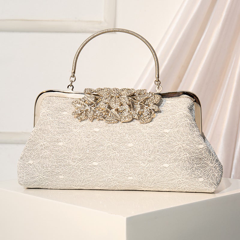Fashion Cheongsam Women'S Bag Retro Lace Handbag Banquet Bag Gift Bag Hand Bag All-Match Evening Bag Clutch Bag - Image 4