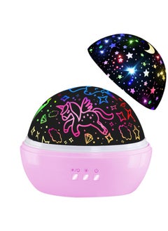 Night Light For Kids Unicorn Night Light And Star Projector Gifts For Kids Toddlers Night Light Projector For Baby Unicorn Lamp 16 Colors Rotating Ceiling Unicorn Lights For Girls Bedroom
