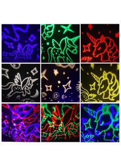 HONGID Night Light For Kids Unicorn Night Light And Star Projector Gifts For Kids Toddlers Night Light Projector For Baby Unicorn Lamp 16 Colors Rotating Ceiling Unicorn Lights For Girls Bedroom  - Image 5