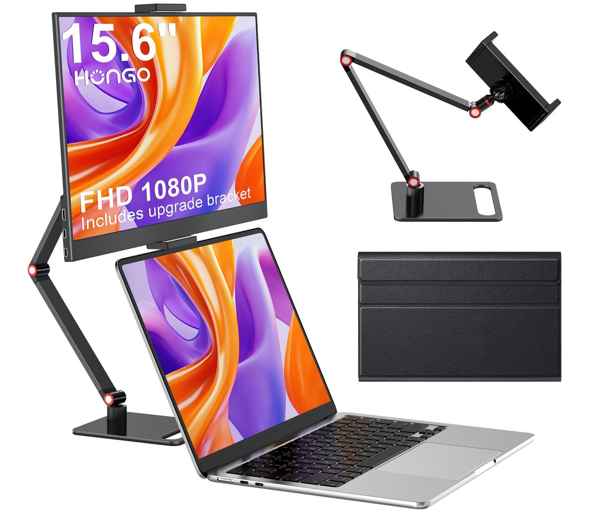 Hongo Hongo Portable Monitor With Stand 15 6 15.6 inch ZC873A615464ADFFB6A15Z