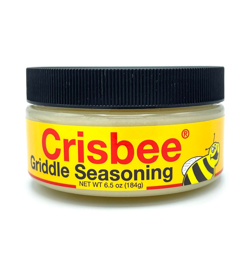 CrisbeeÂ® Griddle Seasoning - 6.5oz - 2-in-1 Seasoning for Blackstone Griddle, Cast Iron and Carbon Steel Cookware - Family Made in USA - Image 1
