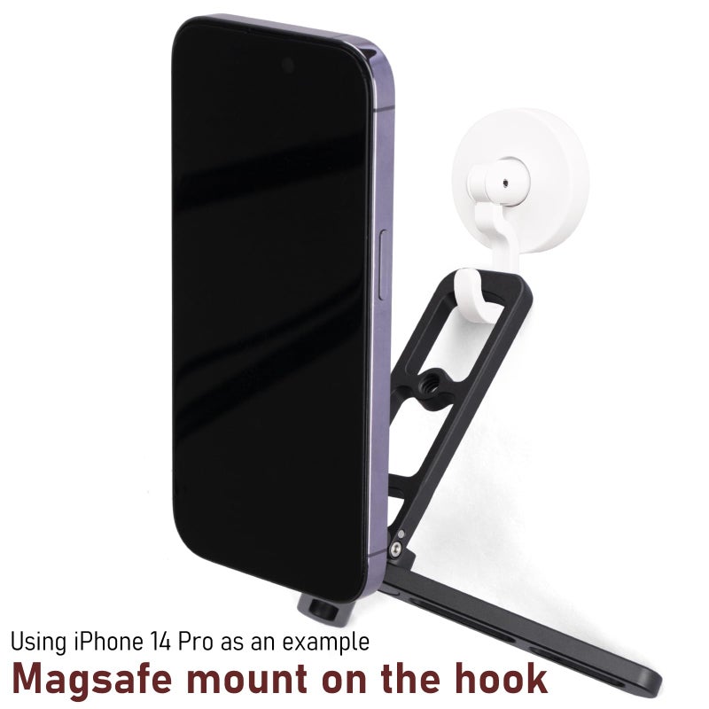 Zelnoox MagSafe Compatible Pocket-Sized Tripod - Sturdy Magnetic Hold, Height-Adjustable for MagSafe Phones, Ideal for Vlogging - Image 5