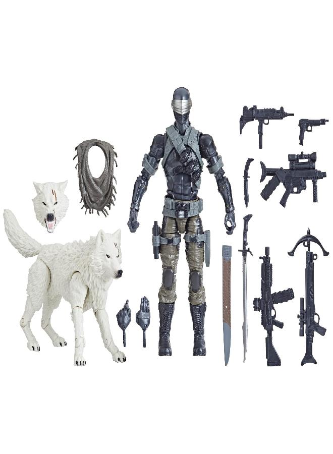 G. I. Joe G. I. Joe Wolf Classified Series Snake Eyes & Timber Action Figures 52 Collectible Premium Toys, 6-Inch Scale, Custom Package Art, F4321  - Image 1