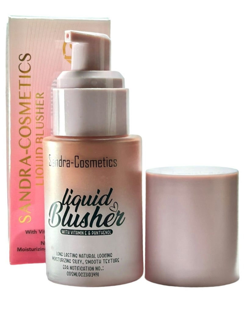 Sandra-Cosmetics Liquid Blusher with Vitamin E & Panthenol - Shade 38 - Image 1