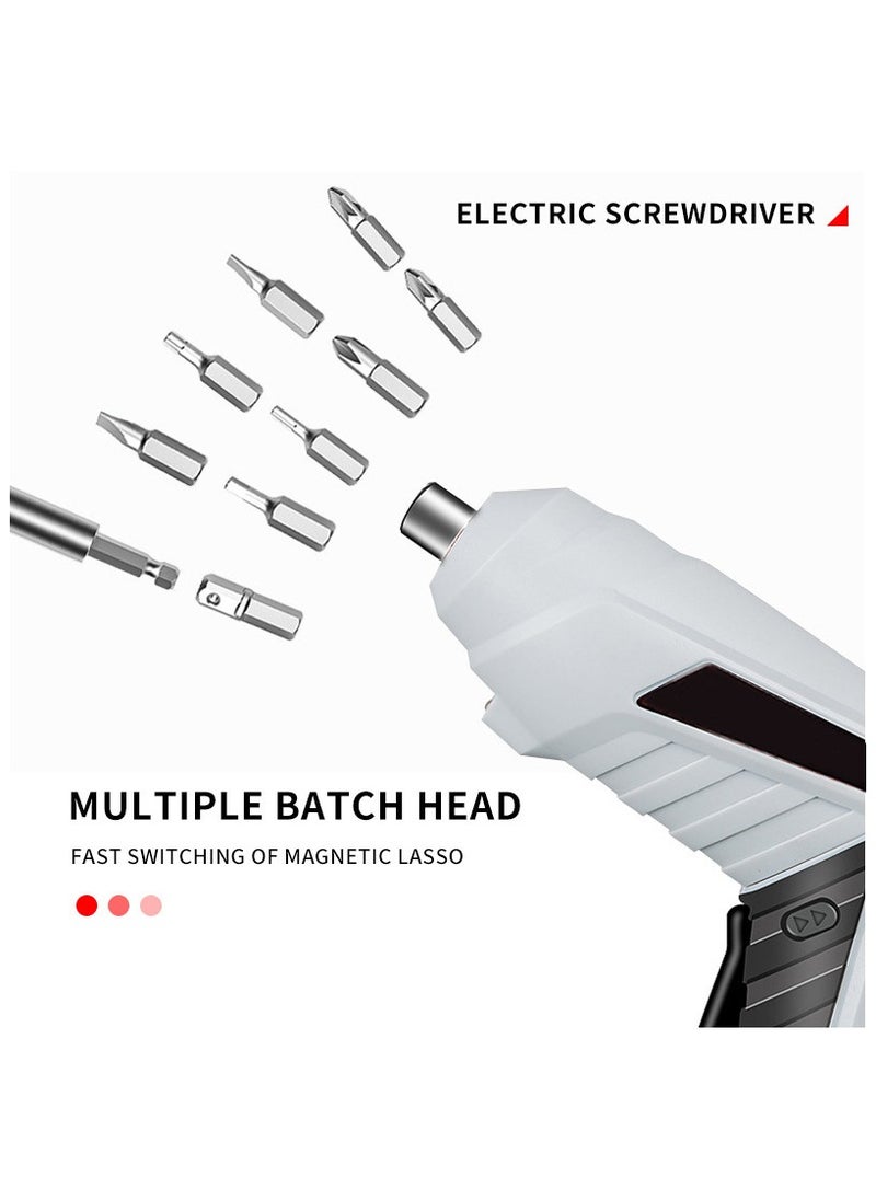 Generic Cordless Screwdriver | Household Small Electric Drill | Rechargeable Screw Set with Multi-Function Lithium Battery  - Image 3