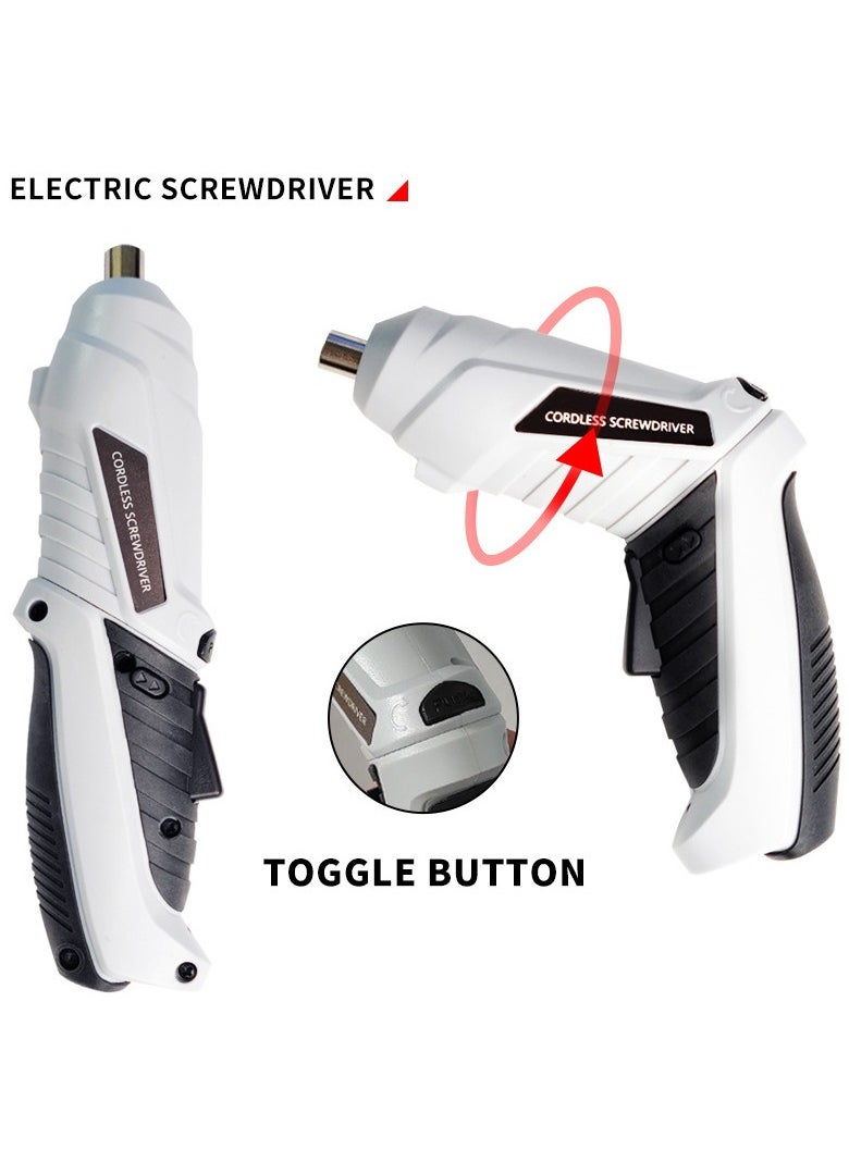 Generic - Cordless Screwdriver | Household Small Electric Drill | Rechargeable Screw Set with Multi-Function Lithium Battery - Image 1