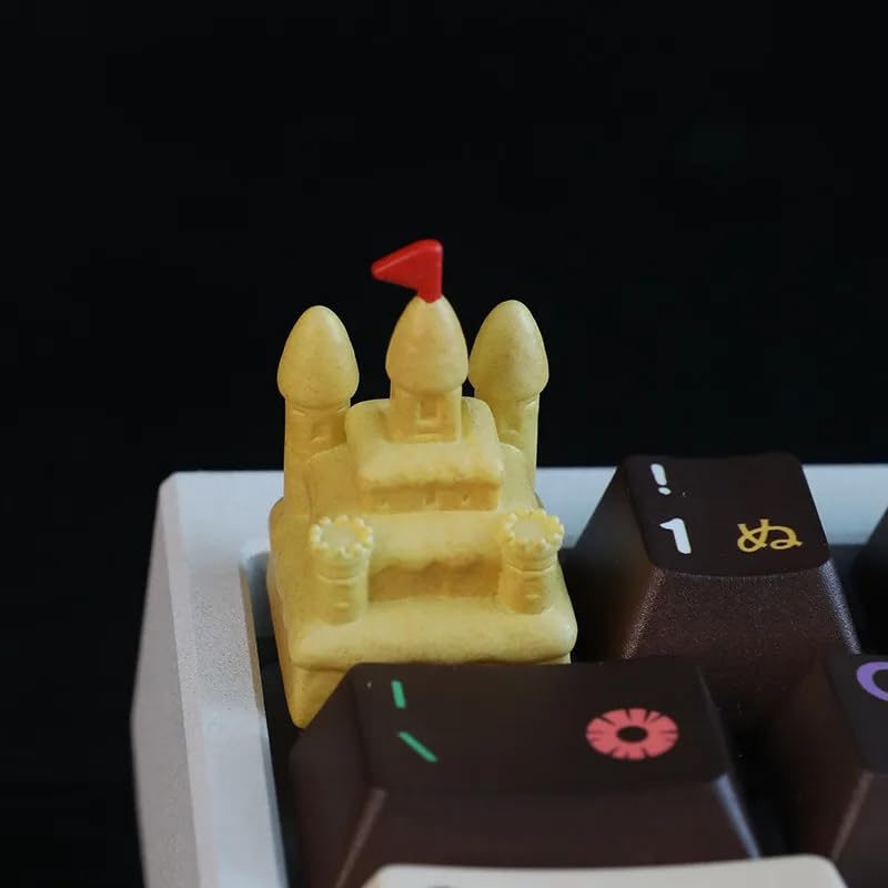 MECKEYS x Cartoon Artisan Keycaps for Mechanical Keyboard (Castle) - Image 4