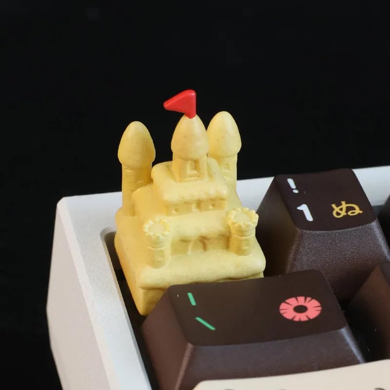 MECKEYS x Cartoon Artisan Keycaps for Mechanical Keyboard (Castle) - Image 2