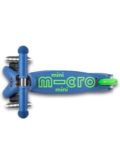 Micro Micro Scooters - Mini Deluxe Crystal Blue with LED Wheels MMD175 |Adjustable Handlebar |3 Wheels |Max Load 50KG | Scooter for Kids | Kids Scooter | Scooter with LED Wheels|Scooter for Kids 2-5 Years  - Image 5