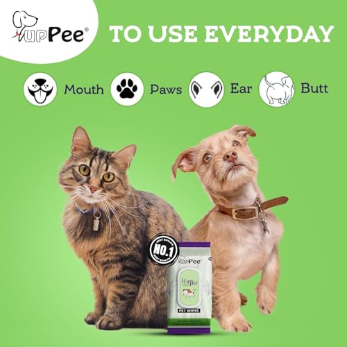 PUPPEE Wipe ME 100% Biodegradable 192 Count (Pack of 4) Wet Wipes for Dogs, Cats & All Pets | Lavender Essential, Vitamin E & Olive Oil | Anti-Bacterial | Cleansing, Deodorising & Grooming Wipes - Image 2