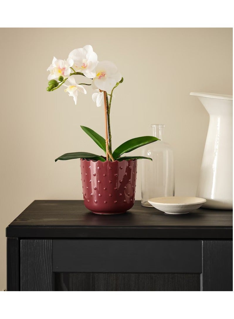 Generic SESAMFRÖN Plant pot, in/outdoor brown-red, 9 cm  - Image 2