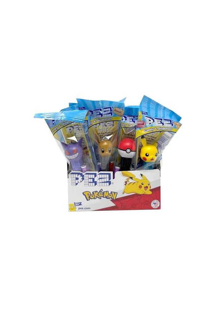 Pez Pokemon Dispensers Individually Wrapped Candy Pokemon Party Favors Pokemon Party Favors For Kids 12 Pack - Image 1