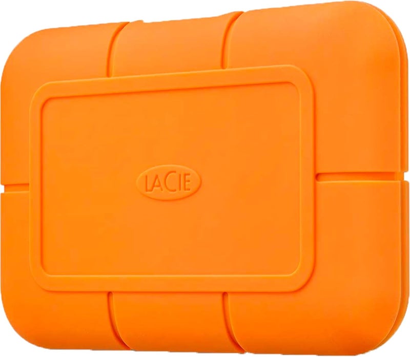 لاسي محرك الأقراص SSD الخارجي LaCie Rugged سعة 500 جيجابايت، مع USB-C و USB 3.0، ومقاومة شديدة للماء والسقوط من ارتفاع 3 أمتار، متوافق مع أجهزة الكمبيوتر وماك وآيباد وآيفون (STHR500800) - Image 3