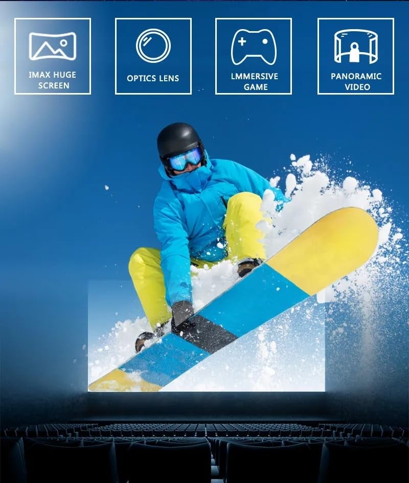 TECHDASH Gaming Virtual Reality Headsets with Built in Headphones | Adjustable Lenses | Compatible with Android, iOS, Windows | Suitable for 4.0-6.5 inch Mobiles - Image 4