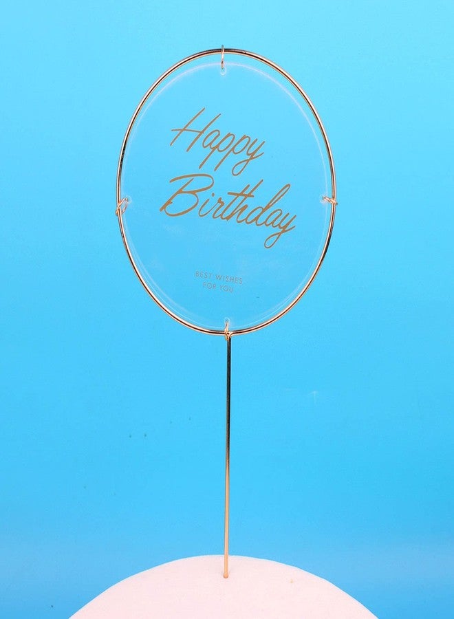 ZaneGear Firot 22pcs Pink Butterfly Cupcake Topper with 1 pcs Happy Birthday Wire Birthday Cake Topper Set for Wedding Party Cake Wall Butterflies Food Decorations Color Mixed Size - Image 4