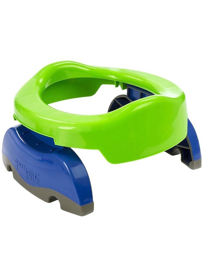 Kalencom Potette Plus Potty Training Seat Toddler Travel Toilet Chair Liners Books Bags With Toy - Image 2