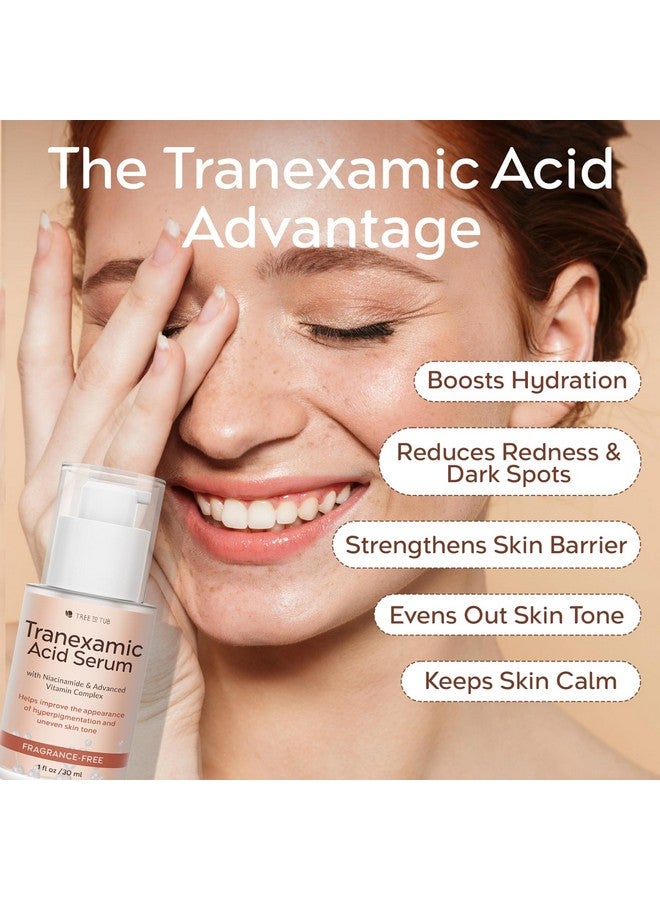 تري تو تيوب سيروم حمض الترانيكساميك من تري تو توب لجميع أنواع البشرة - يقلل من ظهور البقع الداكنة مع ألفا أربوتين وحمض الهيالورونيك وفيتامين سي - تركيبة نباتية مرطبة لبشرة مشرقة وموحدة اللون. - Image 2