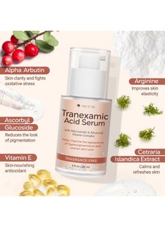 Tree to Tub Tree To Tub Tranexamic Acid Serum for All Skin Types - Reduce the Look of Dark Spots w/Alpha-Arbutin, Hyaluronic Acid, & Vitamin C - Hydrating, Vegan Formula for Radiant, Even-Looking Skin  - Image 5