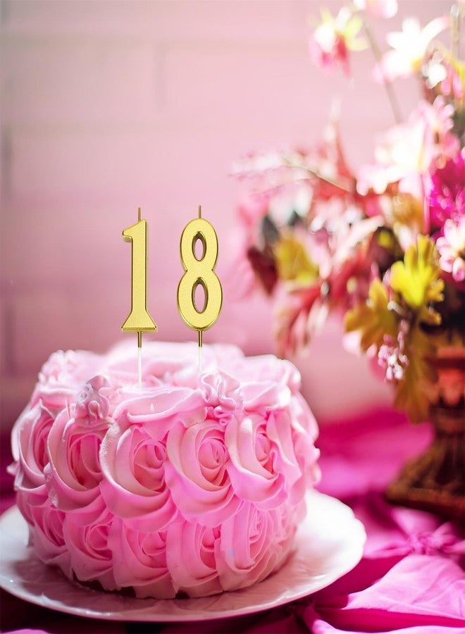 XIHIRCD مجموعة شموع أرقام عيد الميلاد من XIHIRCD، 32 قطعة، من 0 إلى 9، شموع ذهبية اللون لتزيين الكيك، مع حامل أسفل كل شمعة. شموع أرقام عالمية لتزيين حفلات أعياد الميلاد والذكرى السنوية. - Image 5