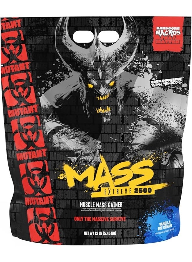 ميوتانت ماس إكستريم 2500 بنكهة كريم الفانيليا 12 رطل - Image 1