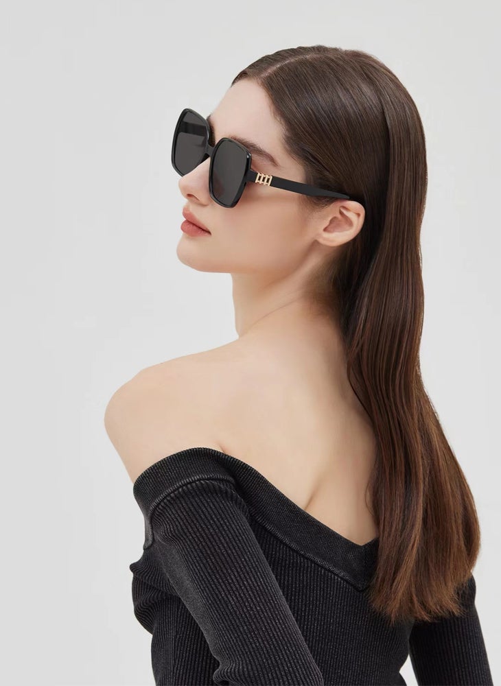 Chomel Fashion High-Definition Nylon Lens Sunglasses For Women's High-End Elegant Anti-Ultraviolet Anti-Blue Light  - Image 2
