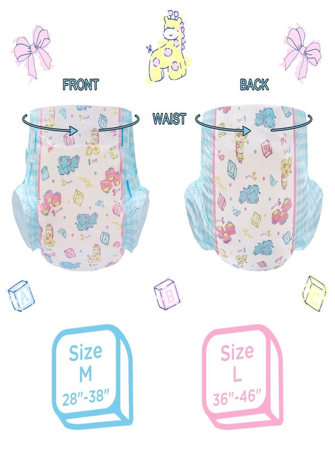 Littleforbig Adult Printed Diaper 2 Pieces - Vintage Baby Pattern (Large 36″-46″) - Image 2