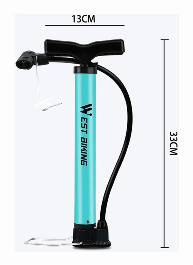 WEST BIKING - WEST BIKING Bicycle Tire Inflator 120PSI Steel MTB Road Bike High Pressure Air Pump Basketball Car Motorcycle E-Bike Tyre Repair - Image 1
