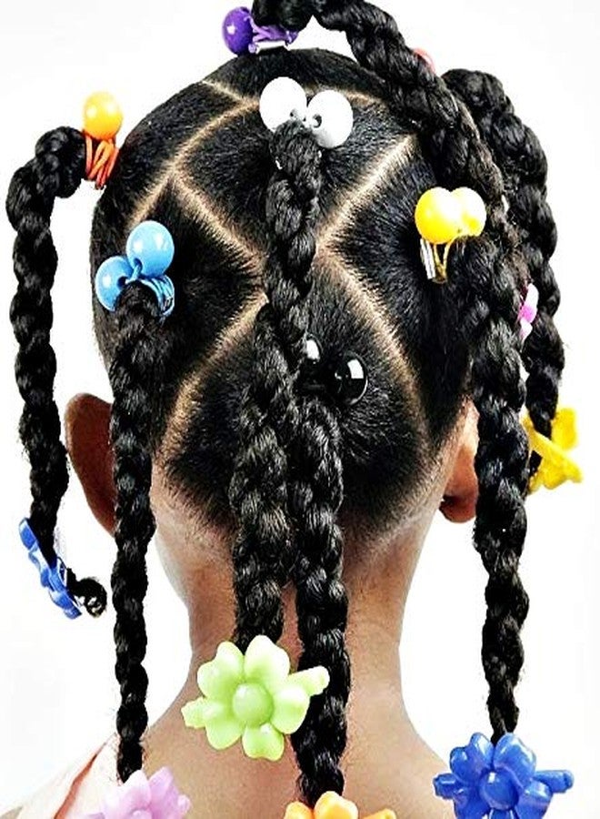 Tara Girls Twinbead Multi Cute Design Ponytail Elastics Pack of 2 Selection (BT07) - Image 4