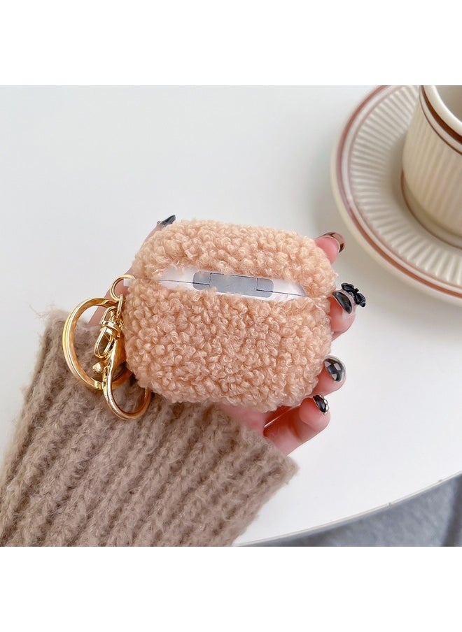 Generic - Fashion Cute Plush Teddy Bear Protective Case Cover for Apple AirPods Pro for Men Women - Image 1