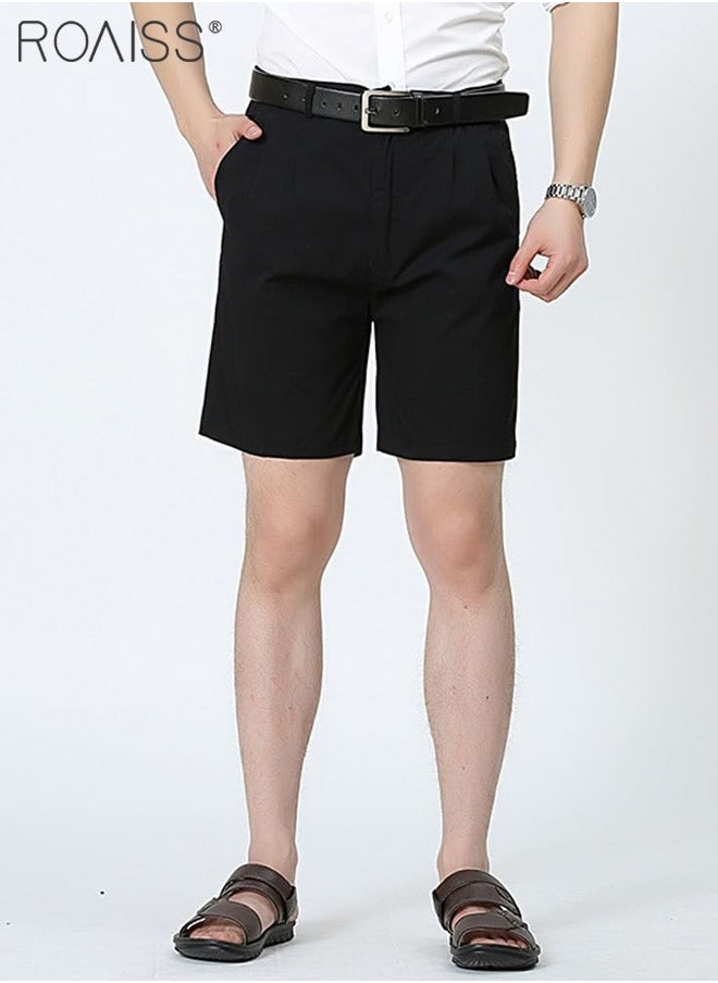 Mens Slim Fit Office Formal Shorts Knee Length Shorts - pzsku/ZC875506470377ECAD6CAZ/45/_/1721458540/02edf7d6-d7e4-45aa-a4c3-eec18ad9d55c